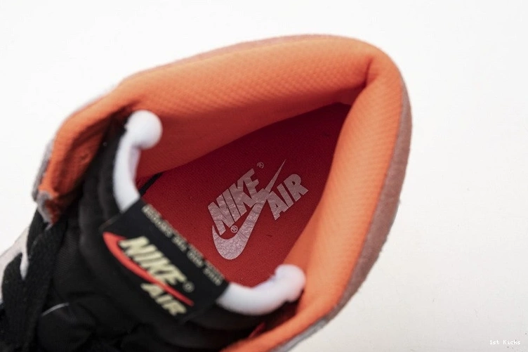 Grey Crimson 1 Black 555088-018 Air Jordan 1102